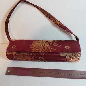 Maroon clutch